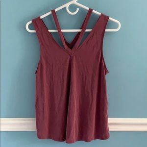 American Eagle criss cross tank